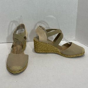 Lauren Ralph Lauren || Woman’s Cassandra Espadrille Wedges size 7 1/2